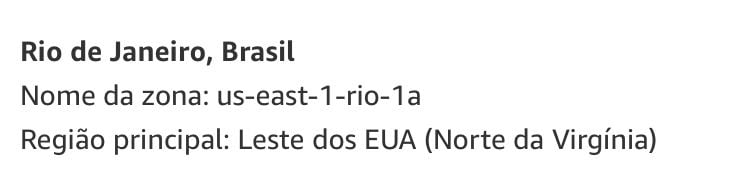 Zona Local AWS