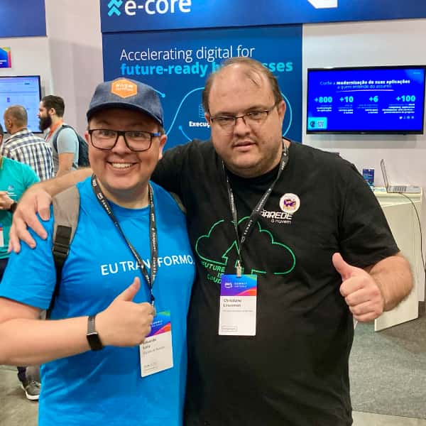 Com o Christiano Linuxmen ? no AWS Summit SP 2023
