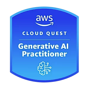 Badge AWS Cloud Quest Generative AI Practitioner