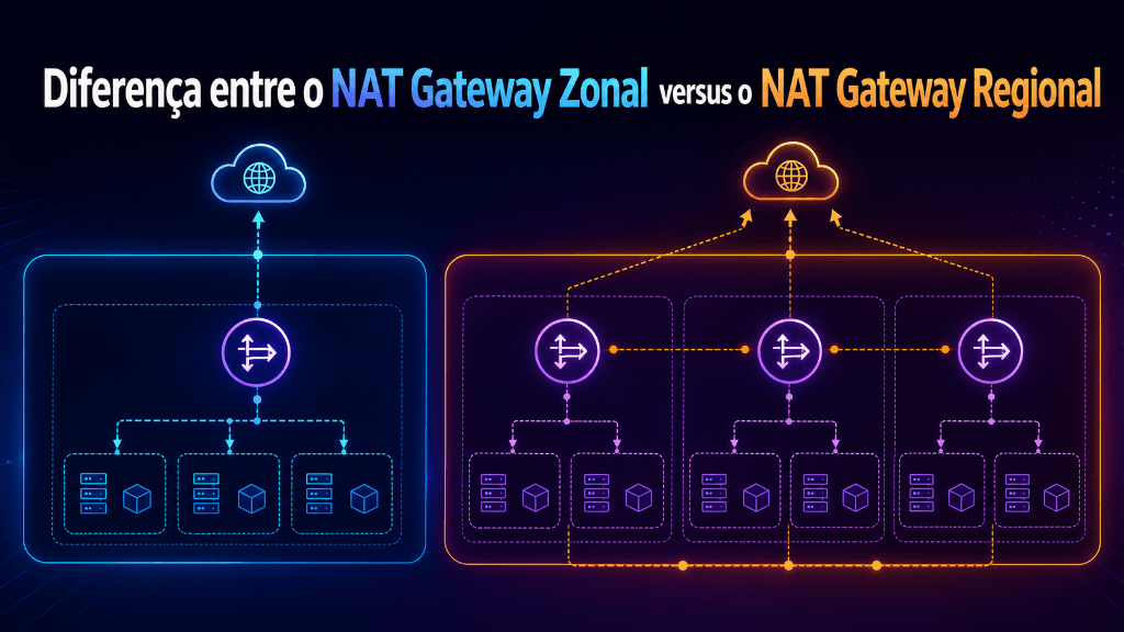 Diferença entre o NAT Gateway Zonal versus o NAT Gateway Regional