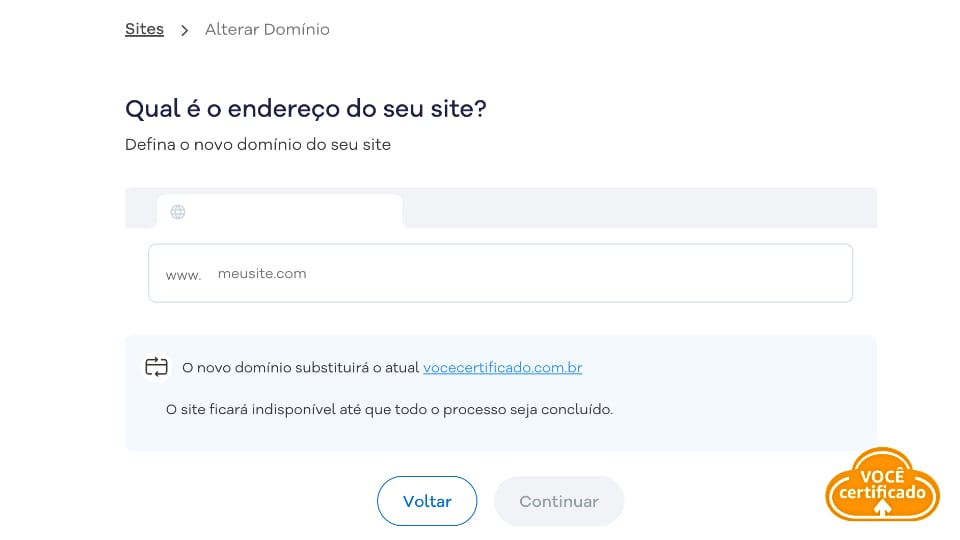 Hostgator: Alterar o nome do Domínio