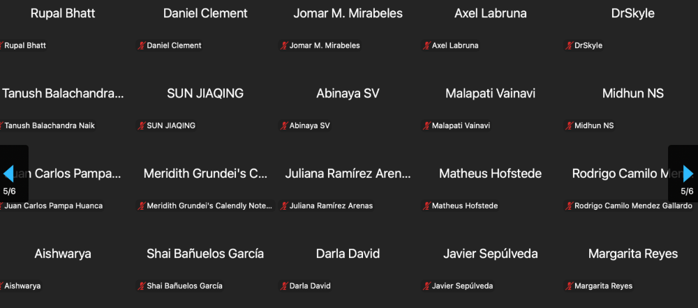 Participantes 06 - Zoom AWS New Voices 2026
